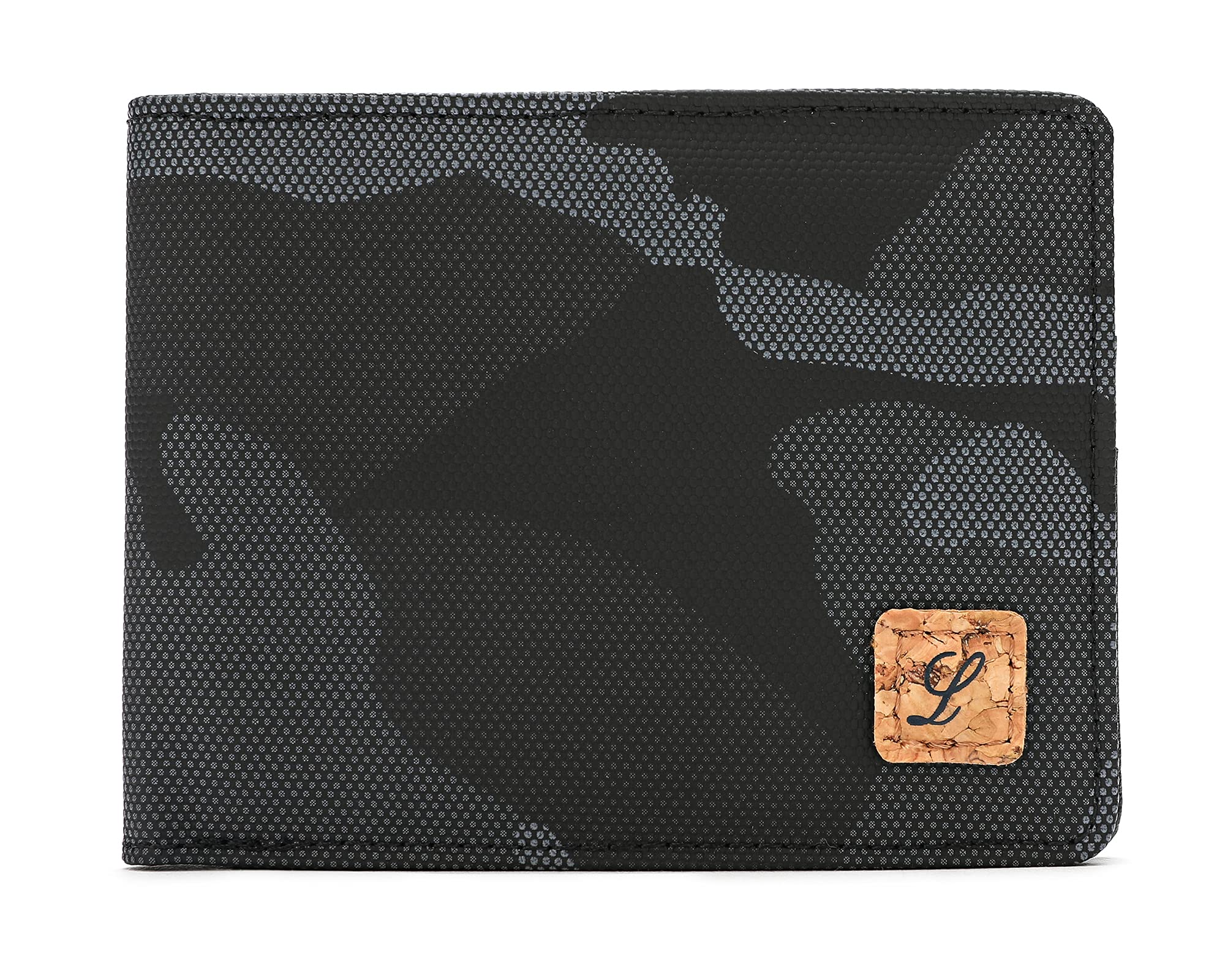 Lanyani Wallet For Teen Kids Boys Teenager Men Small RFID Bifold Wallets Thin Minimalist (camo black