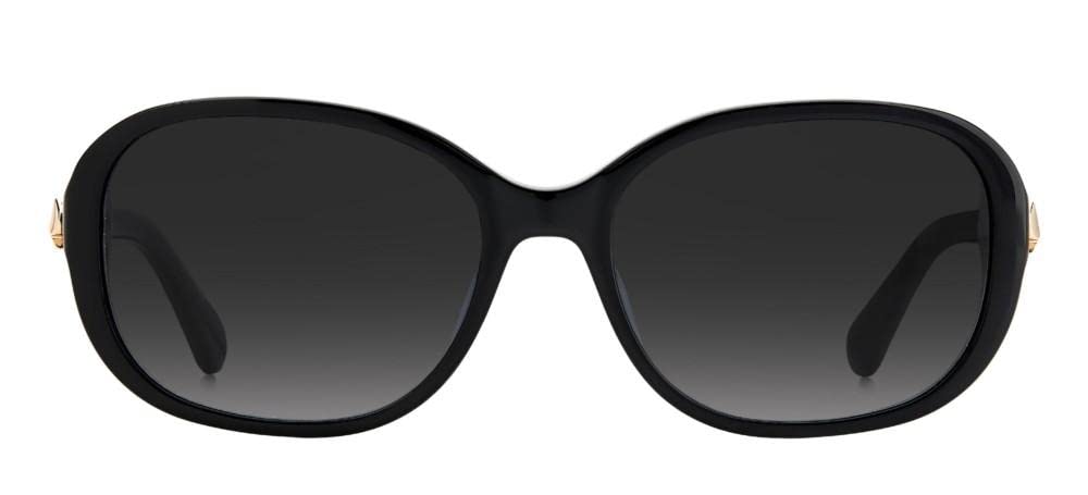 Kate Spade New York Izabella/G/S Womens Sunglasses Black Gold/Grey Shaded One Size