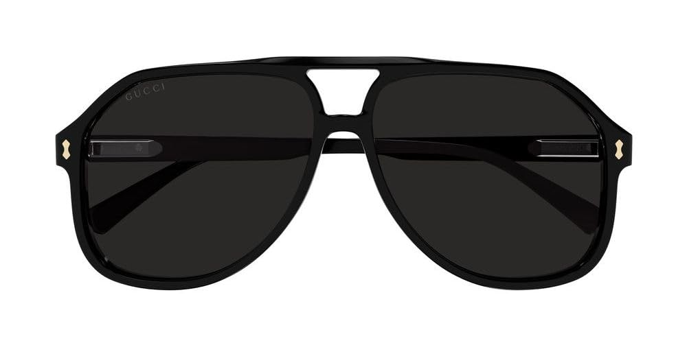 Gucci Pilot Sunglasses GG1042S 001 Black 60mm 1042