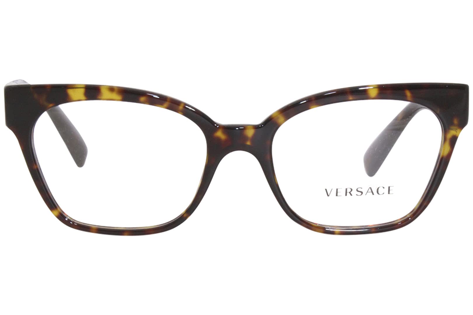 Versace VE3294-108 Eyeglass Frame Havana w/Demo Lens 53mm