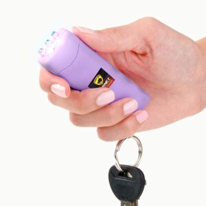 Guard Dog Pepper Spray Stun Gun Combo Pack - Self Defense Keychain Set, Personal Safety Devices for Women, Home Defense & Self Defense Kit - Lilac