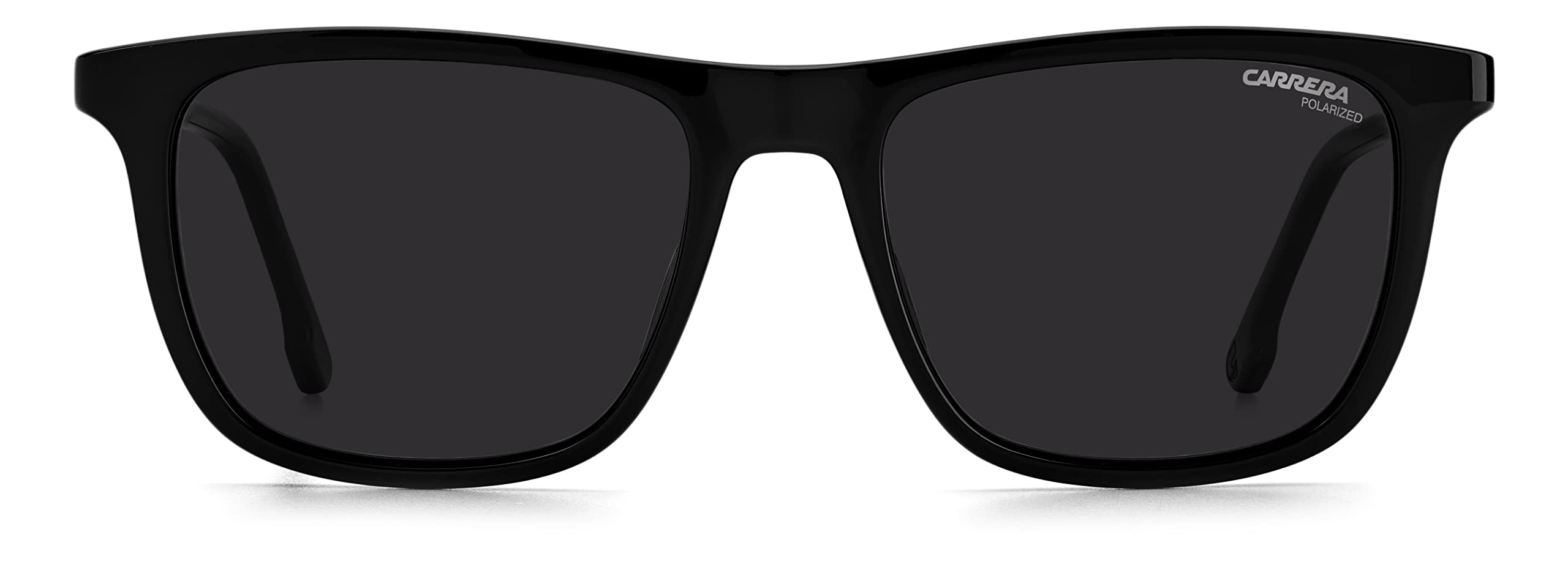 Carrera Men's 261/S Polarized Rectangular Sunglasses, Black Grey, 53mm, 18mm