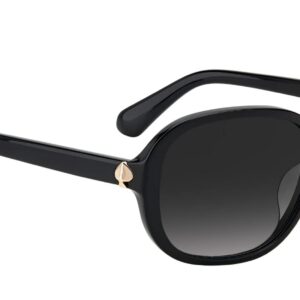 Kate Spade New York Izabella/G/S Womens Sunglasses Black Gold/Grey Shaded One Size