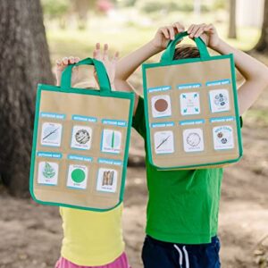 Melissa & Doug Let’s Explore Indoor/Outdoor Scavenger Hunt Play Set – 80 Double-Sided Cards - Activities For Kids, Seek And Find Games, Nature Game Kids Ages 4+