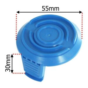 2Pcs Spool Cover Cap Replacement for Mac Allister MGTP18Li Grass Trimmer Strimmer