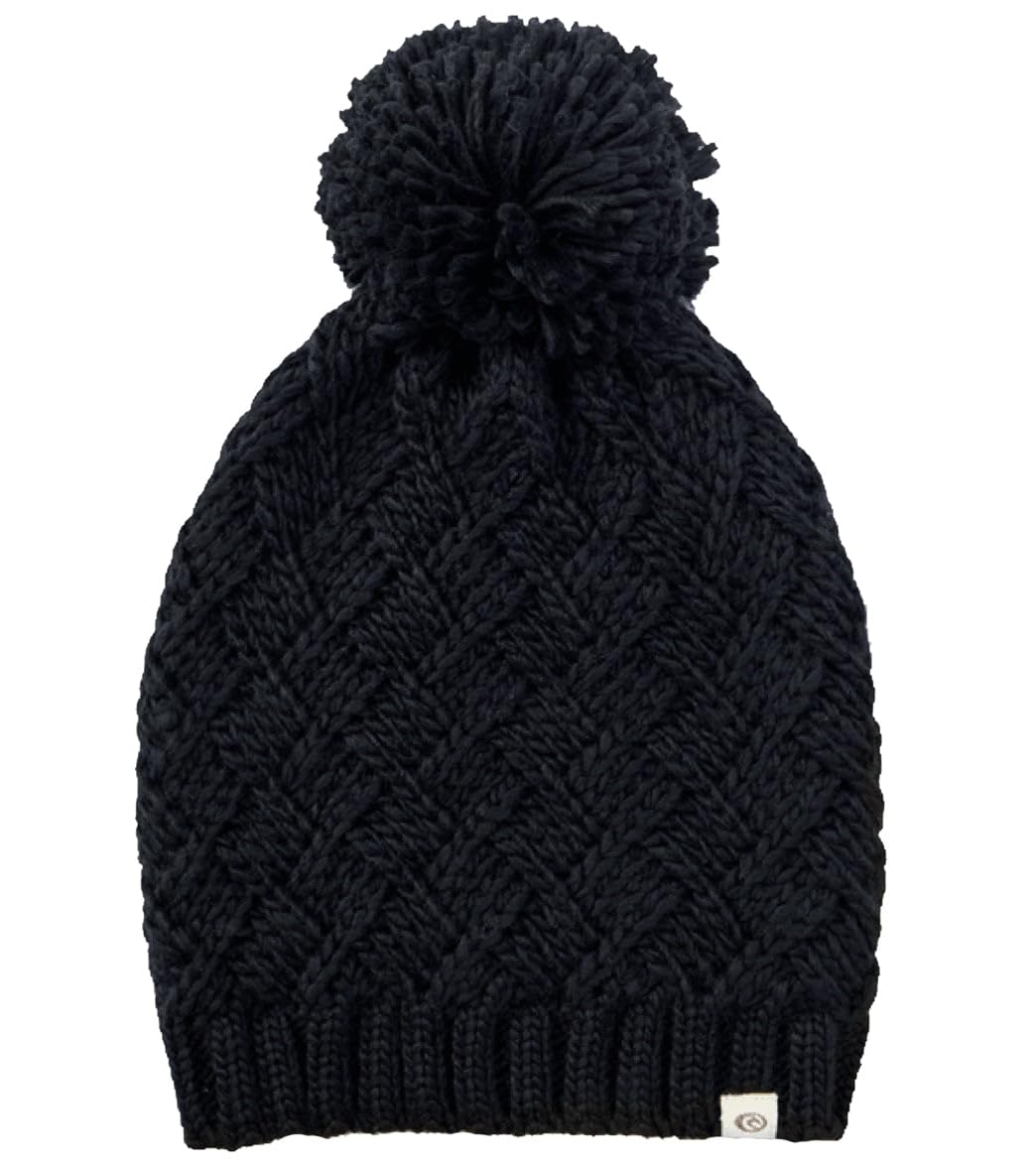 Rip Curl Surf Gypsy Pom-Pom Beanie Black One Size