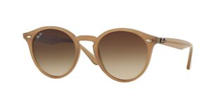 ray-ban rb2180 sunglasses + vision group accessories bundle (turtledove/brown gradient dark brown (616613), 51, millimeters)