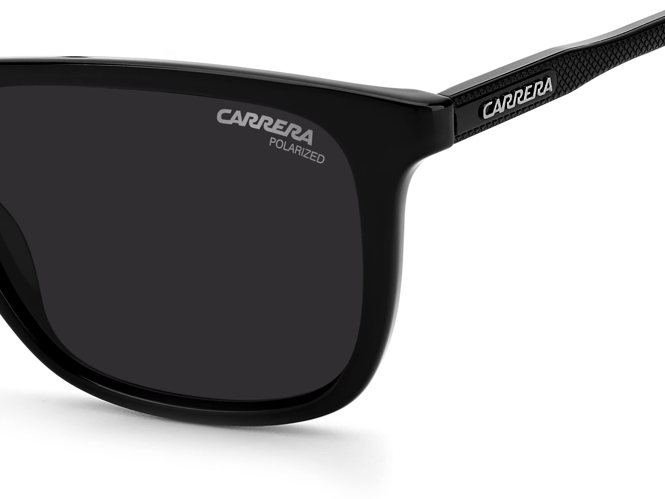 Carrera Men's 261/S Polarized Rectangular Sunglasses, Black Grey, 53mm, 18mm