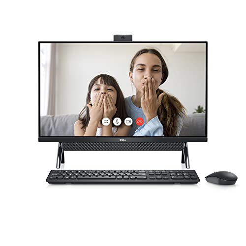 Dell Inspiron 7700 27-inch All in One Desktop Computer - FHD (1920 x 1080) Display, Pop-Up Webcam, Intel Core i7-1165G7, 12GB DDR4 RAM, 1TB HDD, Intel Iris Xe Graphics, Windows 11 Pro - Black