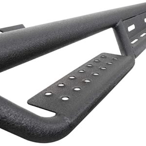 V8 GOD F150 Side Step Running Board Nerf Rails Rock Slider Bar Texture Steel Compatible with Ford F-150 2009-2014 SuperCrew