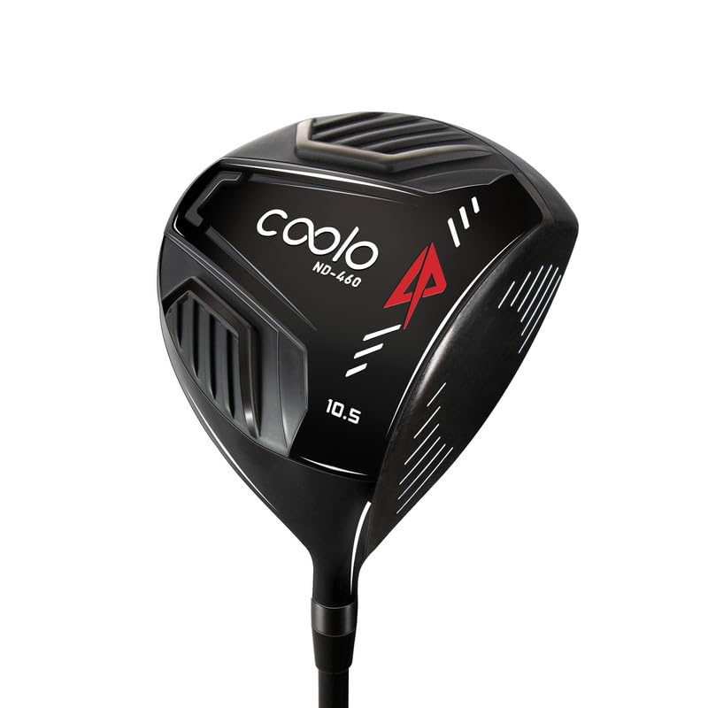 COOLO Golf Drivers for Beginners and Average Golfer, Regular/Seniors/Ladies Flex, Men&Petite Women, 10.5/12 Degrees, Right&Left Handed, 460CC.(10.5°, Regular, Right, Silver)