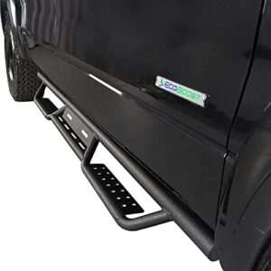 V8 GOD F150 Side Step Running Board Nerf Rails Rock Slider Bar Texture Steel Compatible with Ford F-150 2009-2014 SuperCrew