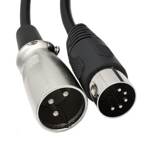 Seadream MIDI 5 Pin DIN Male to XLR 3 Pin Male Cable (1.64ft)