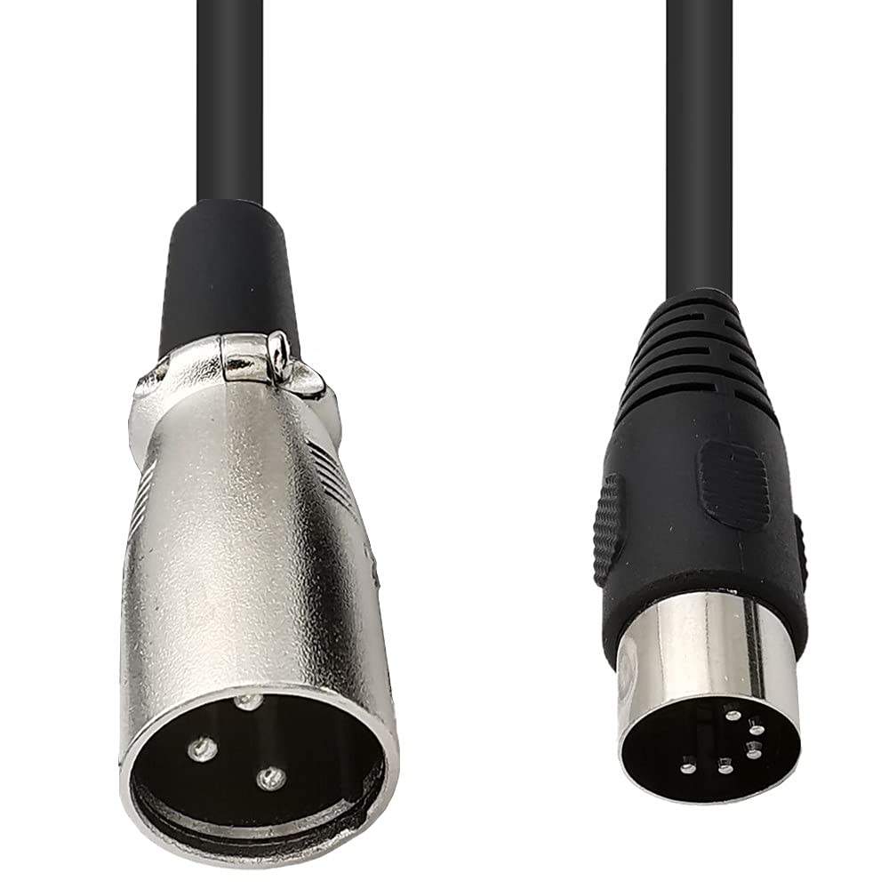 Seadream MIDI 5 Pin DIN Male to XLR 3 Pin Male Cable (1.64ft)