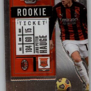 2020-21 Panini Chronicles Contenders Optic Rookie Ticket Serie A #5 Jens Petter Hauge AC Milan Official Soccer/Futbol Trading Card in Raw (NM or Better) Condition