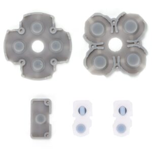 menfad replacement triggers button kit, controller silicone conductive rubber pads handle buttons, repair replacement part, for ps5, wear‑resistant, not easy to damage, easy to store and carry