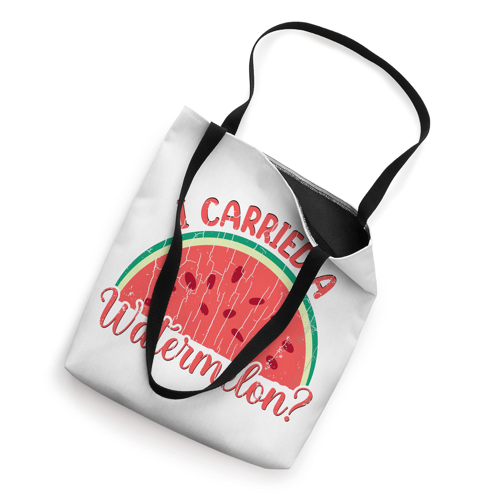 I Carried A Watermelon Funny Summer Fruit Lover Graphic Tote Bag