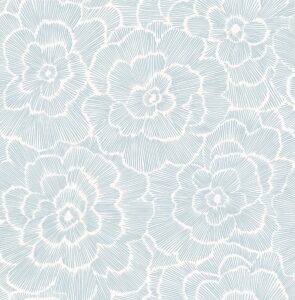 nuwallpaper nus4048 saraya peel & stick wallpaper, blue