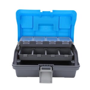 Waterproof Fishing Box, with Ergonomic Handle Fishing Tackle Box Three-layer Fishing Tackle Box for Store Fishing Gear