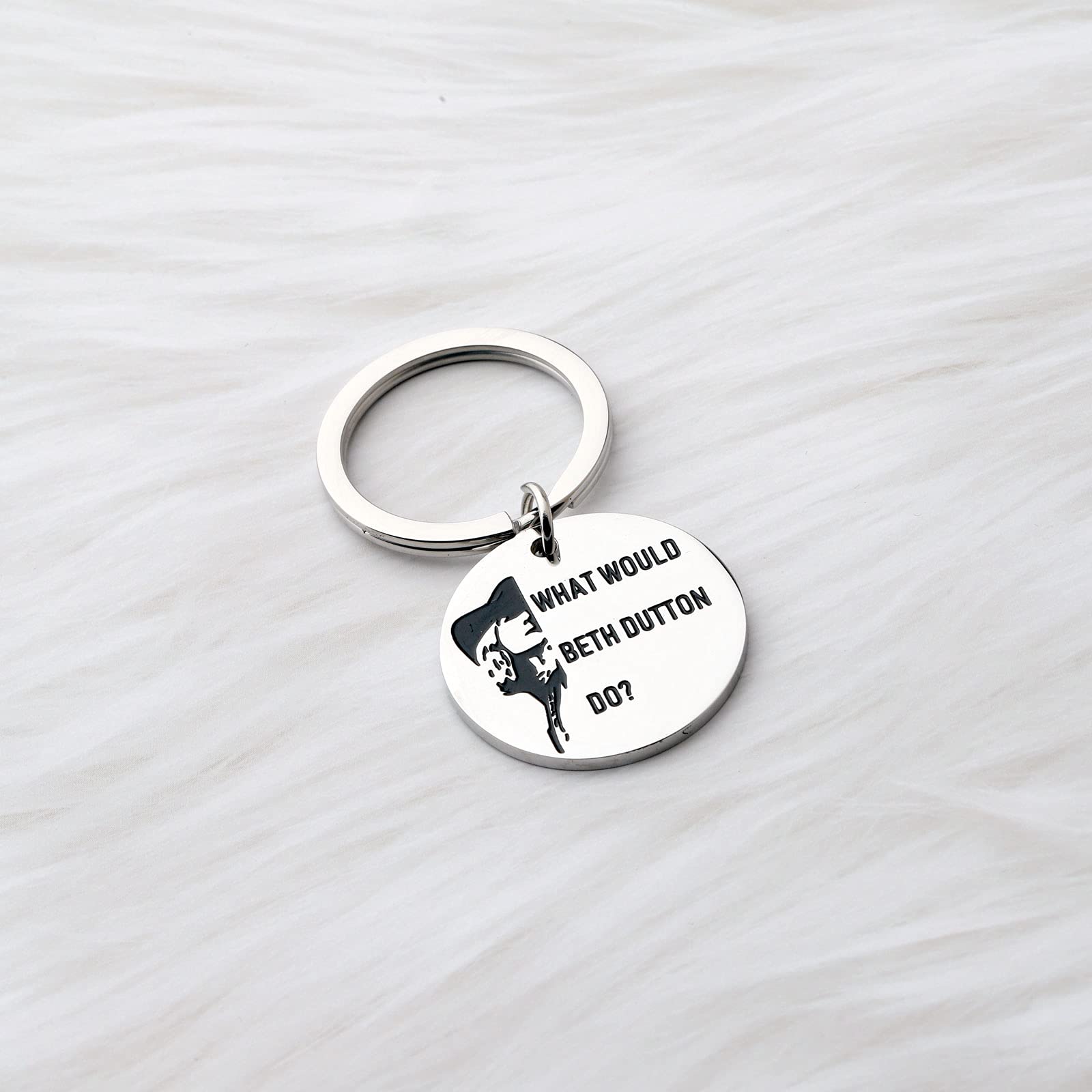 TV Show Inspired keychain WWBDO Gift TV Show Fans Gift TV Series Lover Gift (W W BETH DUTTON DO)