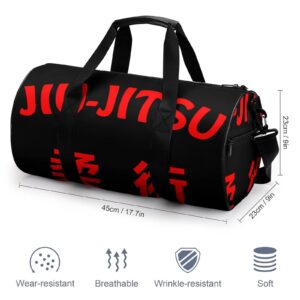 FunnyStar Jiu-Jitsu Gym Bag for Women and Men Travel Duffel Bag for Sports Print Gymbag