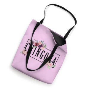 Floral Design for Women Cute Latina Ispanica Womens Chingona Tote Bag