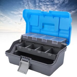 Waterproof Fishing Box, with Ergonomic Handle Fishing Tackle Box Three-layer Fishing Tackle Box for Store Fishing Gear