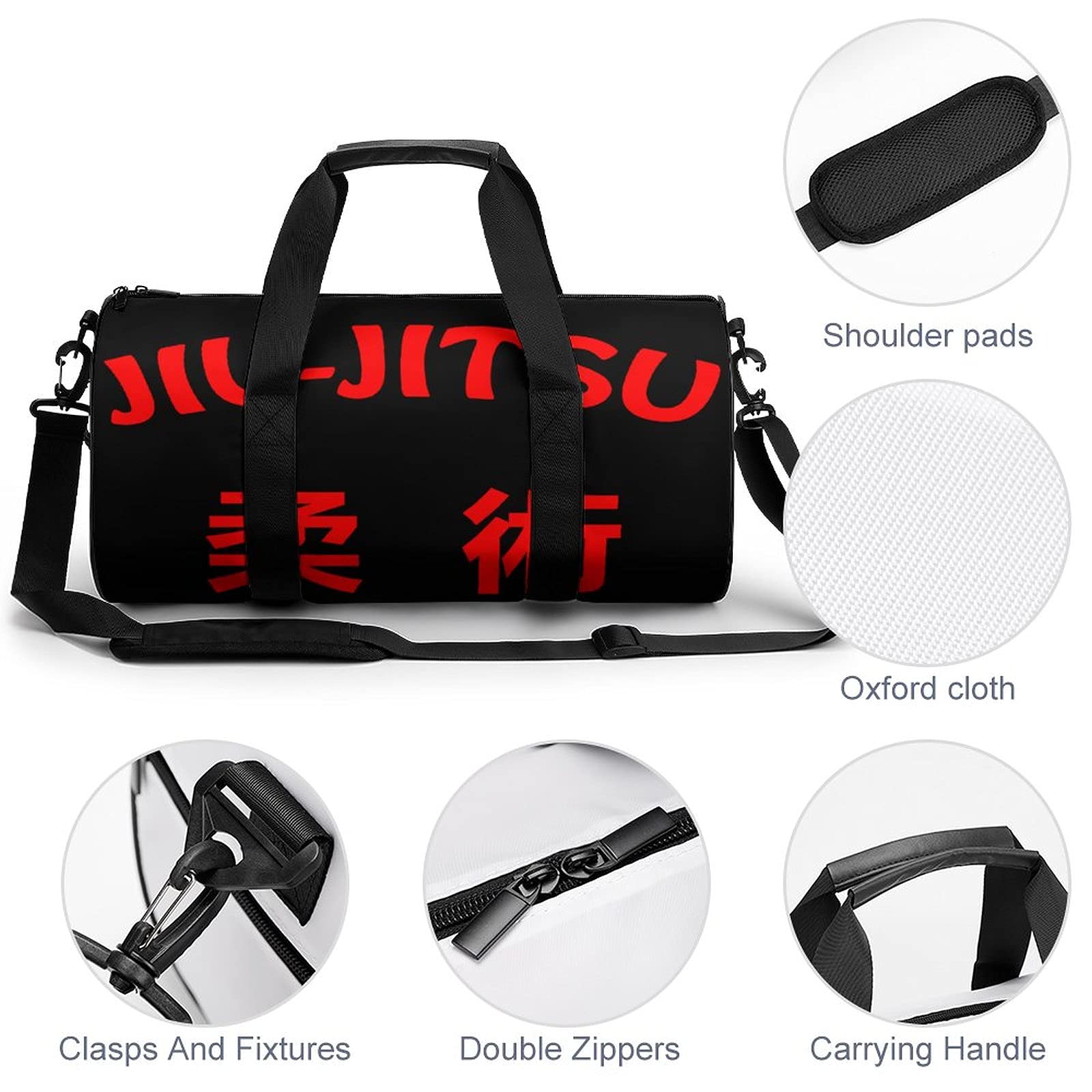 FunnyStar Jiu-Jitsu Gym Bag for Women and Men Travel Duffel Bag for Sports Print Gymbag