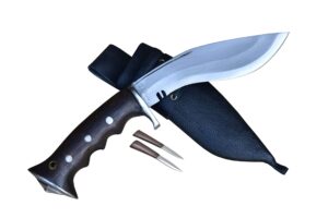 gk&co. kukri house genuine kukri/khukuri - 6 inch iraqi panawal angkhola gripper handle black sheath hand made in nepal…