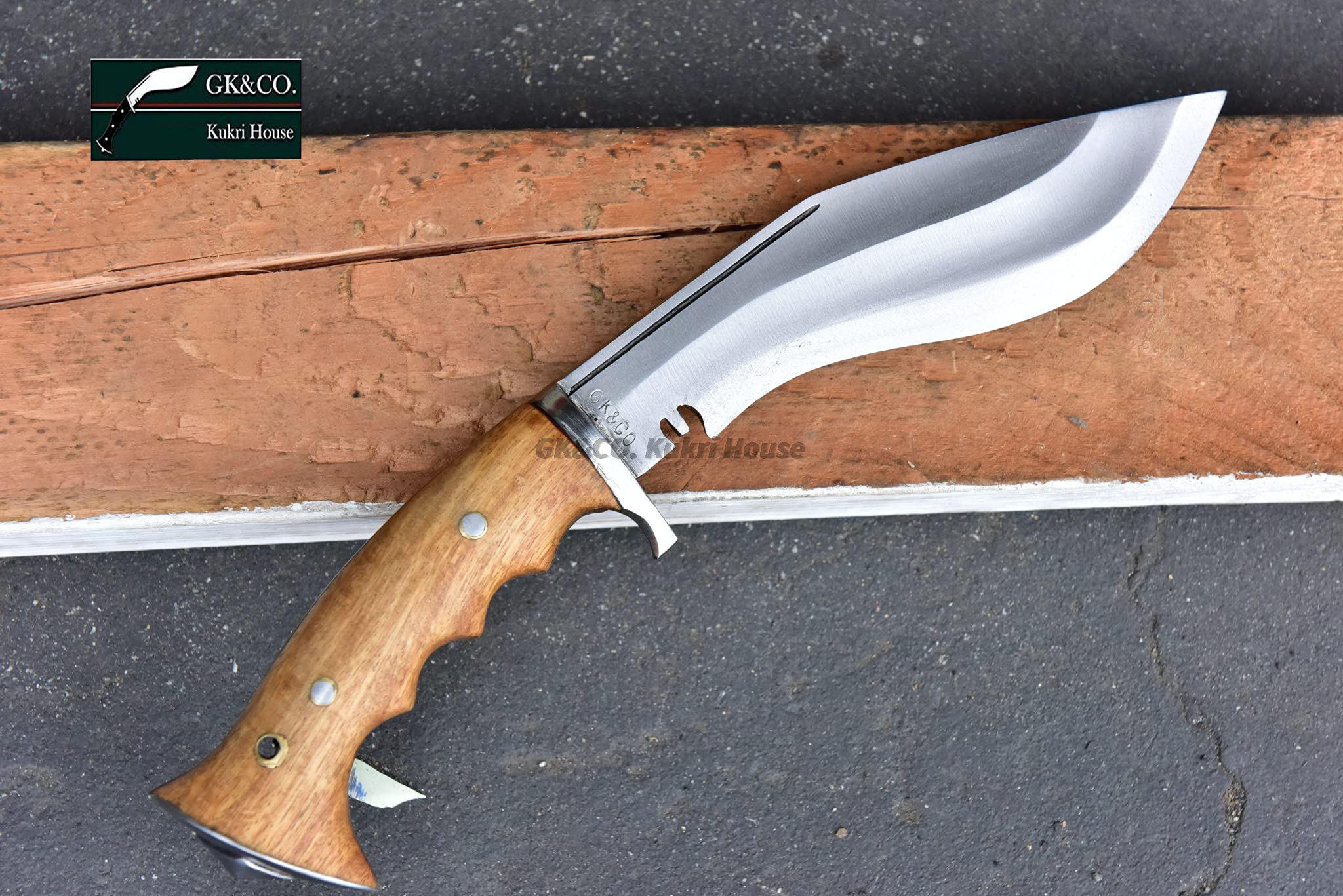 GK&CO. Kukri House Genuine kukri/khukuri - 6 Inch Iraqi Panawal Angkhola Gripper Handle White Sheath Hand Made in Nepal…