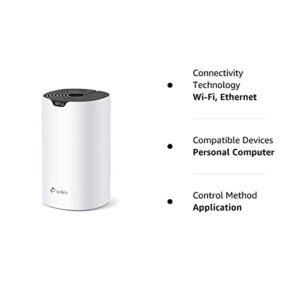 TP-Link Deco Whole Home Mesh WiFi System (Deco S4) – Up to 2,000 Sq.ft. Coverage, WiFi Router/Extender Replacement, Gigabit Ports, 1-Pack (Renewed)