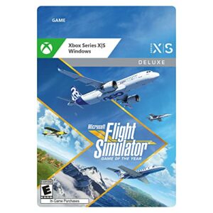 microsoft flight simulator: deluxe game of the year edition – xbox & windows [digital code]