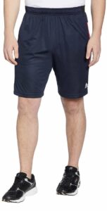 adidas mens 3 stripe shorts with zipper pockets (legend ink/white, 2x-large)