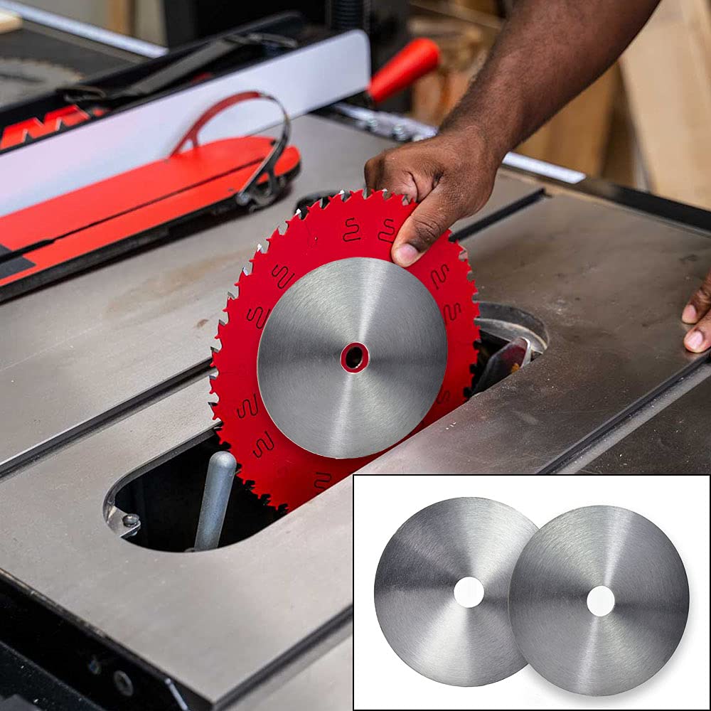 Pair of Blade Stabilizers/Saw Blade Dampener/ Saw Blade Stiffener 4" Diameter x 5/8 Bore for Saw Blade from 8in-12in