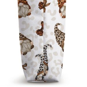 Cute Animal Print Accessories For Women With Leopard Gnome Tote Bag