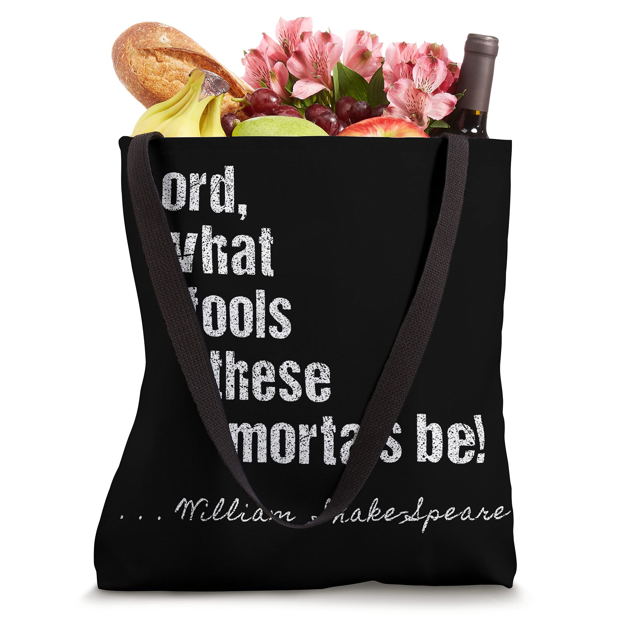 Lord What Fools These Mortals Be Puck Midsummer Night Dream Tote Bag