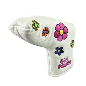 Foretra - Limited Edition Girl Power Golf Putter Headcover Quality PU Leather Magnetic Closure for Blade Style Putters