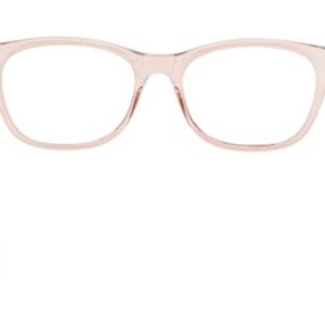 Kenneth Cole REACTION Women's KC1504-B Cat Eye Blue Light Blocking Eyewear Frames, Shiny Pink, 52mm