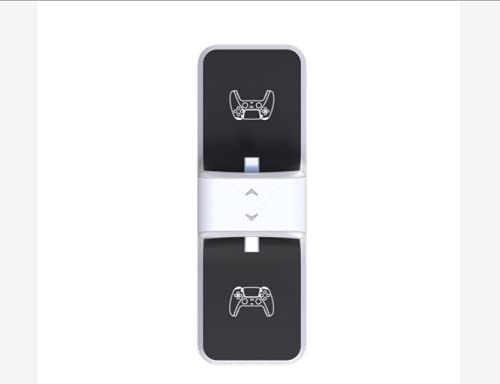 PS5 Controller Charger, PS5 Wireless Charger Dual USB Fast Charging for Sony Playstation 5/ PS5 / Pro /PS5 Slim Controller, Charging Station with LED Indicator for DualShock 5 Dual Charger Also charges your phone.