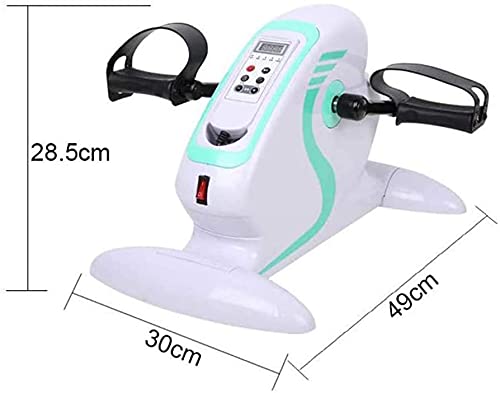 Electronic Fitness Motorized Bike Pedal Exerciser, Fitness Motorized Exercise Bike with Leg Protector Lectric Pedal Exerciser for The Elderly and Seniors Comfort Soft Splint Leg Protectors