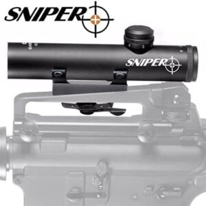 Sniper MT4X20 Carry Handle Scope with BDC Turret Mil-Dot Reticle