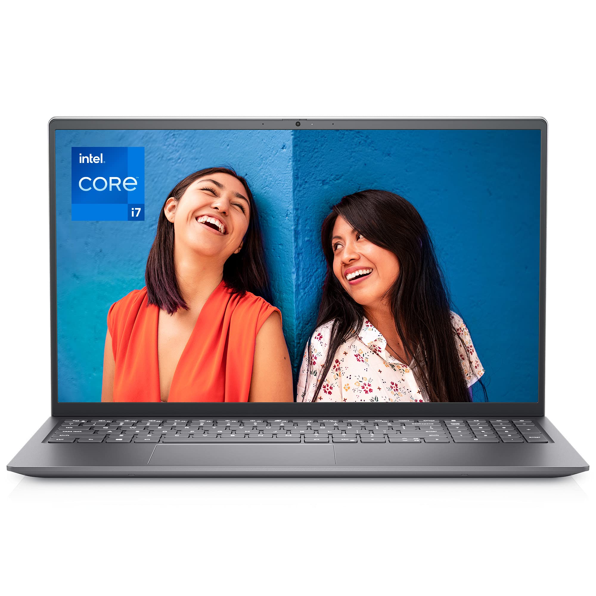 Dell Inspiron 15 5510 15.6 Inch Laptop, FHD Non-Touch Display - Intel Core i7-11390H, 8GB DDR4 RAM, 512GB SSD, NVIDIA GeForce MX450 Graphics, Windows 11 Home - Platinum Silver