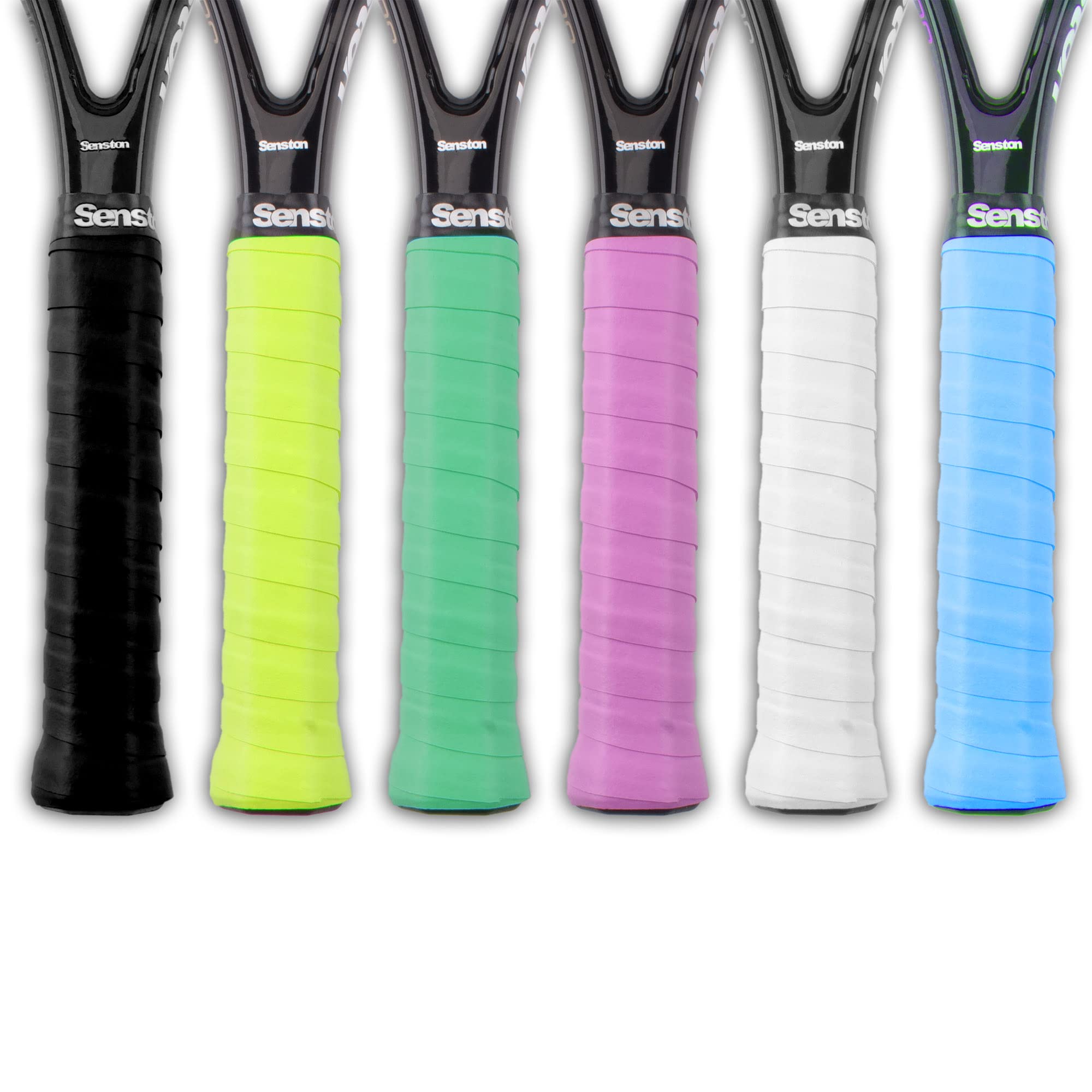 Senston Tennis Grips 6 Pack, Tennis Racquet Overgrip, Tennis Racket Grip Tape