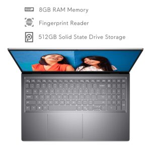 Dell Inspiron 15 5510 15.6 Inch Laptop, FHD Non-Touch Display - Intel Core i7-11390H, 8GB DDR4 RAM, 512GB SSD, NVIDIA GeForce MX450 Graphics, Windows 11 Home - Platinum Silver