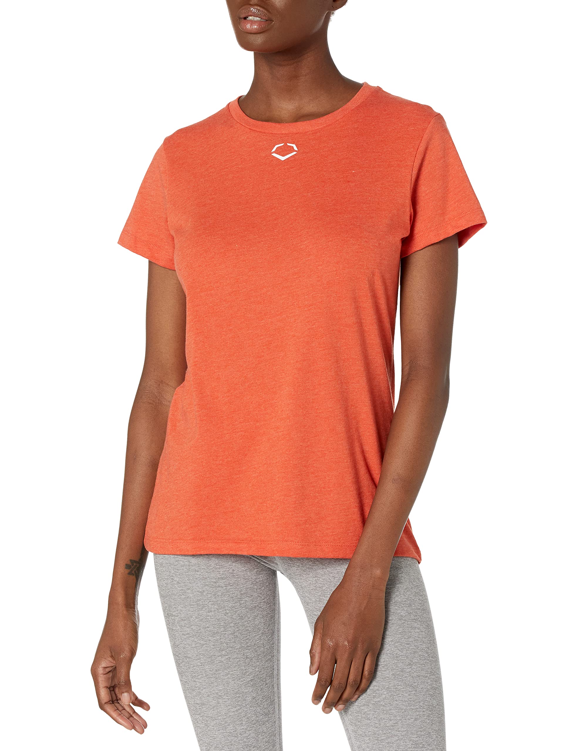 EvoShield Women's Standard Short Sleeve, Orange, 2X-Large