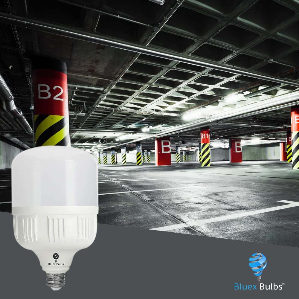 Bluex Bulbs Corn Bulb 30W 5000K 2 Pack BlueX 250W Bulb - 300W Bulb Equivalent, 30W LED Corn Light Bulb Cool White 5000K E26 Base 3000 Lumens 300 Watt Light Bulb