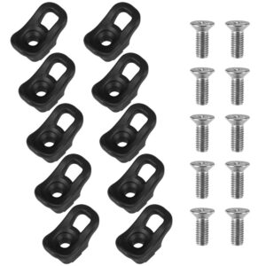 doorslay pad eye kit 10 pack kayak eyelet tie down loop deck fitting bungee cord kit rigging outfitting for boat kayak deck rigging kit