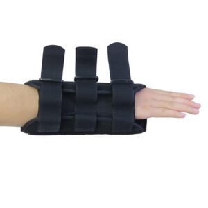 Carpal Tunnel Wrist Brace Adjustable Wrist Support Brace with Splints Right Hand Arm Compression Hand Support for Injuries Wrist Pain Sprain Sports (Color : M, Size : Left)