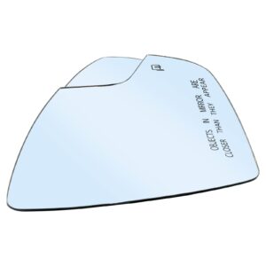 Passenger Right Side Mirror Replacement for 2012-2018 Ford Focus Side Mirror Glass - Side View Heated Convex Mirror Glass with Rear Holder, Replace CM5Z-17K707-G