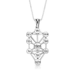 baltinester handmade ten sefirot kabbalah tree of life pendant in 925 sterling silver jewish jewelry 31 x 19 mm jewelry